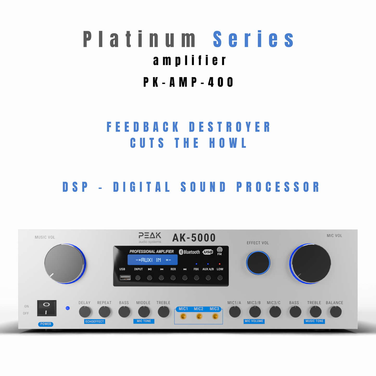 PEAK Karaoke PLATINUM PRO+ LONG RANGE PRESTIGE STAGE III System -4000W