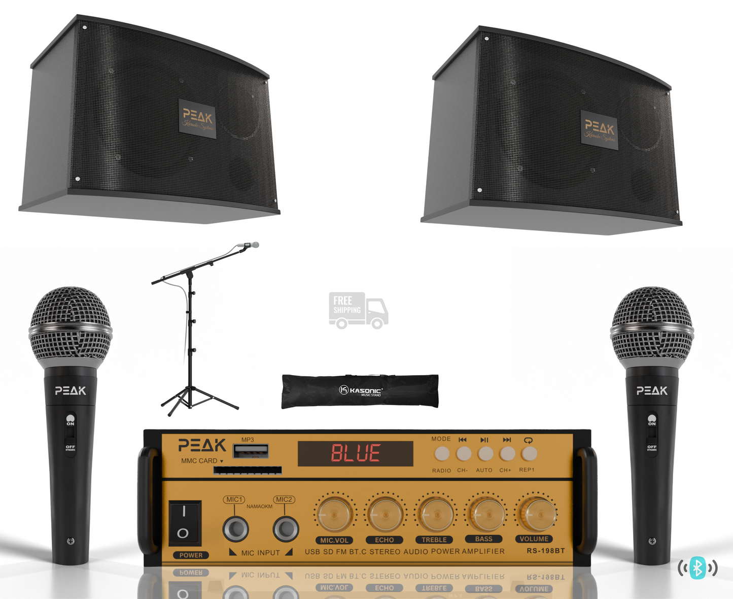GOLD FLOYD STAGE I - Bluetooth Karaoke System - 600W