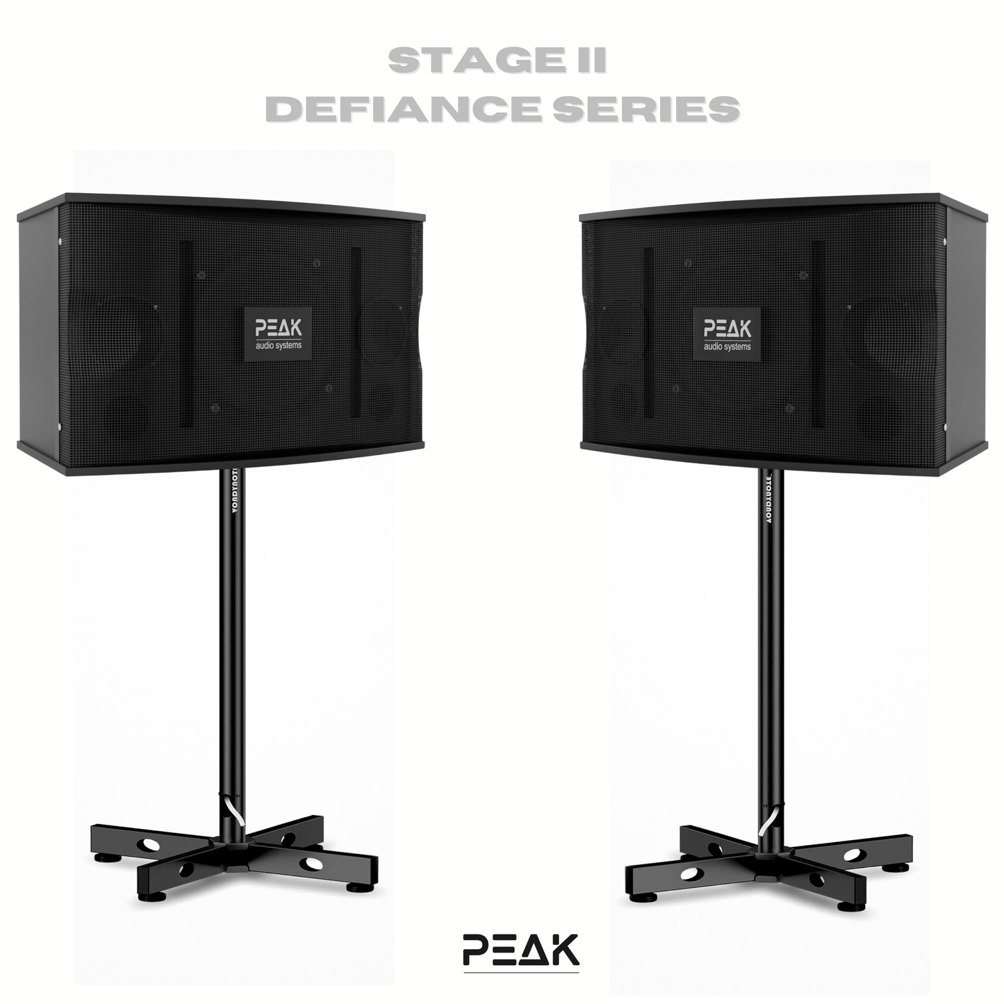 PEAK ONYX PRO Stage II DEFIANCE Karaoke System - 3000W