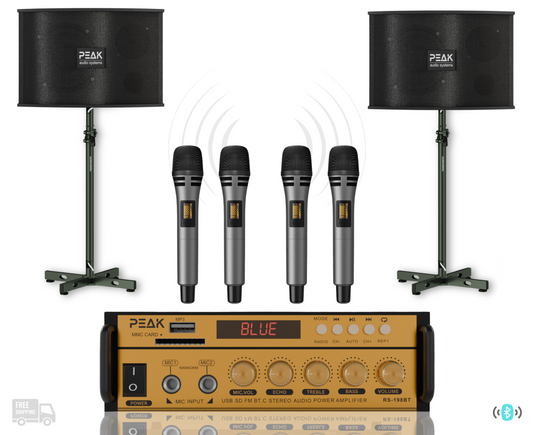 GOLD MAX+ Stage I - Bluetooth Karaoke System -600W