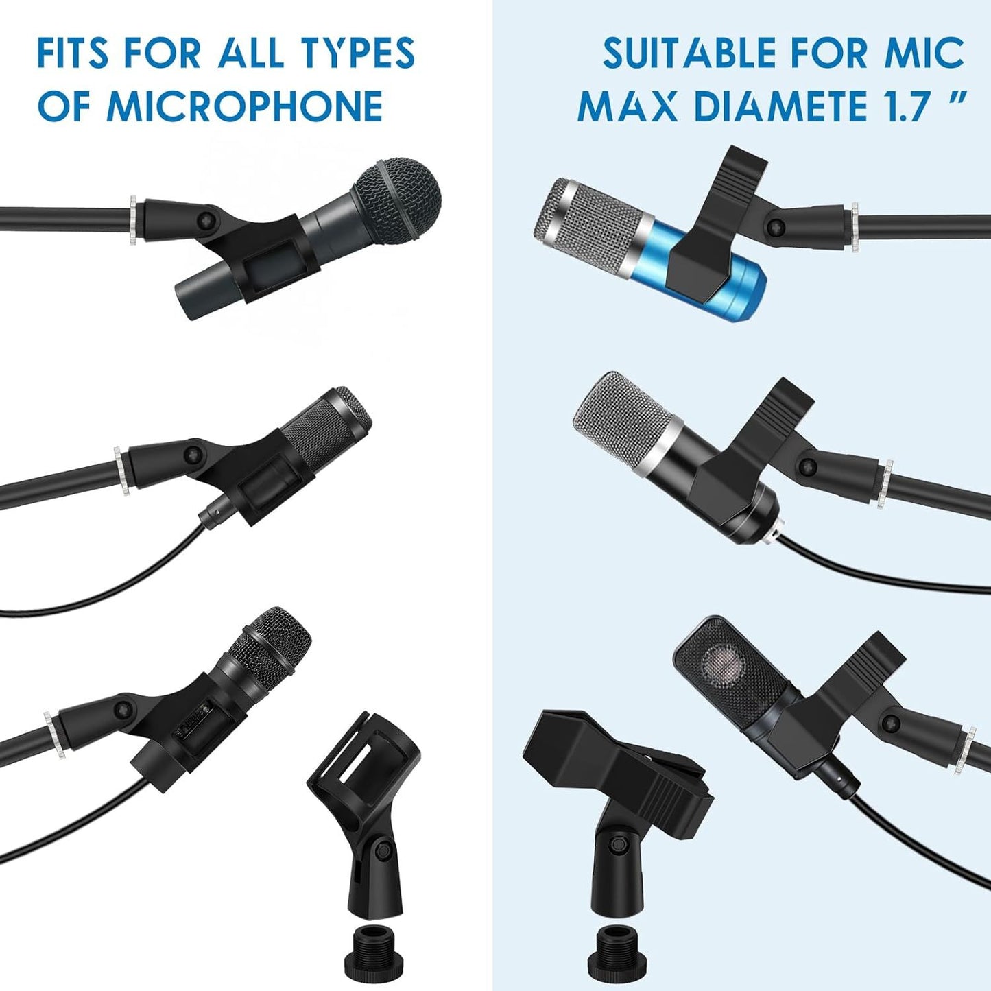 PEAK Microphone stands (Wired/ Wireless)