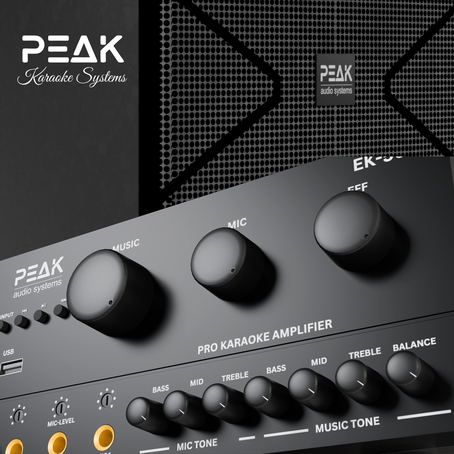 PEAK Karaoke SIGNATURE PRO+ MAMMOTH STAGE V System -6000W