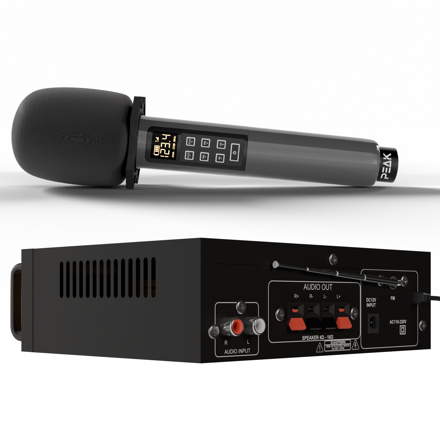 GOLD Pro Stage I - Bluetooth Karaoke System -600W (No Stands)