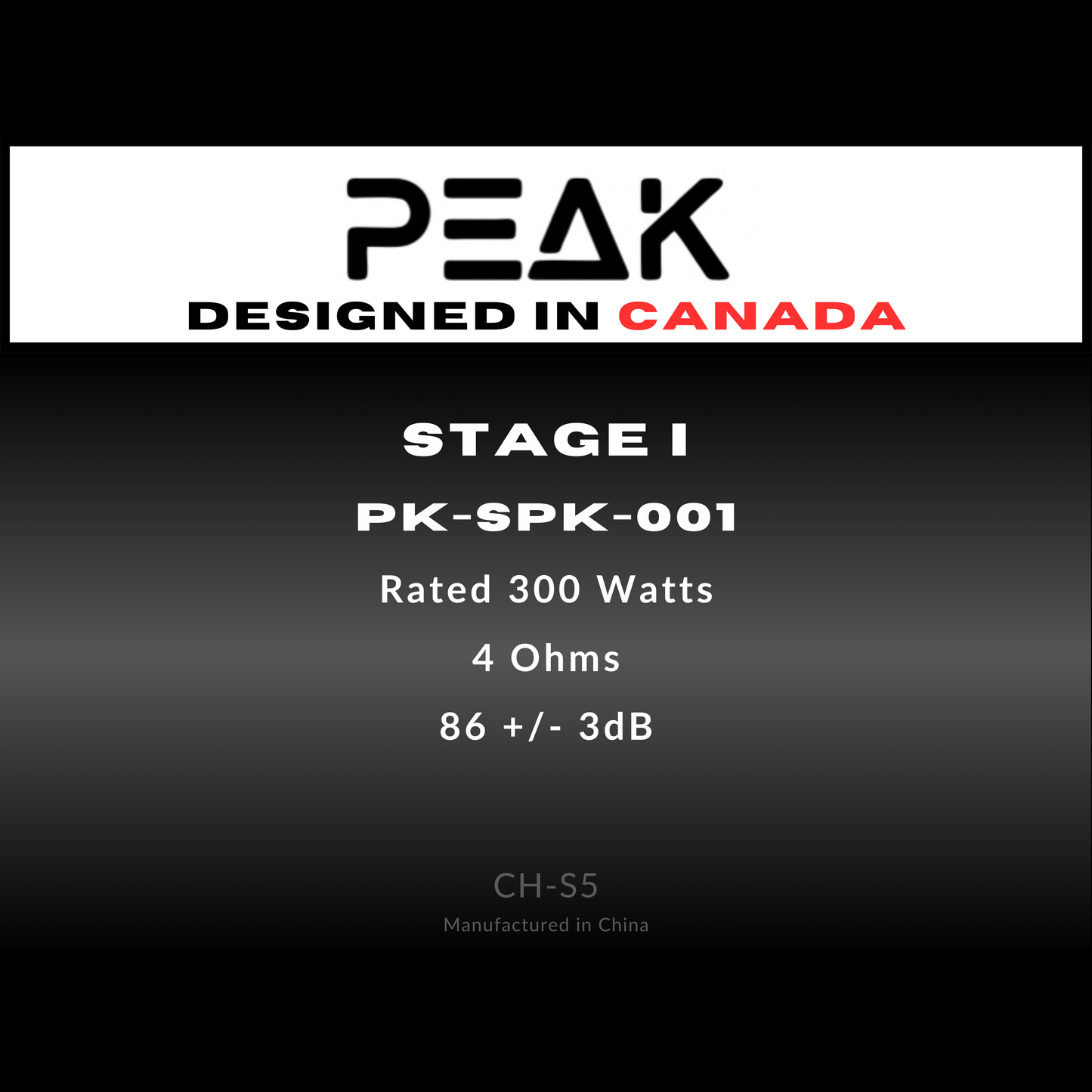 PEAK STAGE I Hi-Fidelity Speakers - 300W (Pair)
