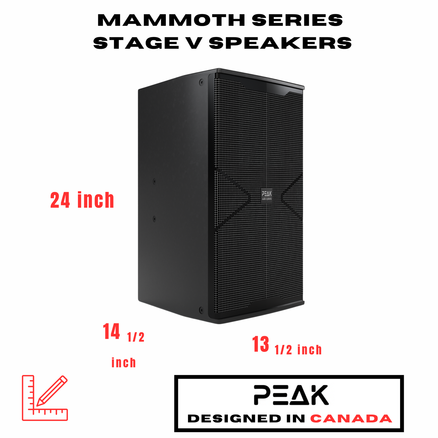 PEAK Karaoke SIGNATURE PRO+ MAMMOTH STAGE V System -6000W