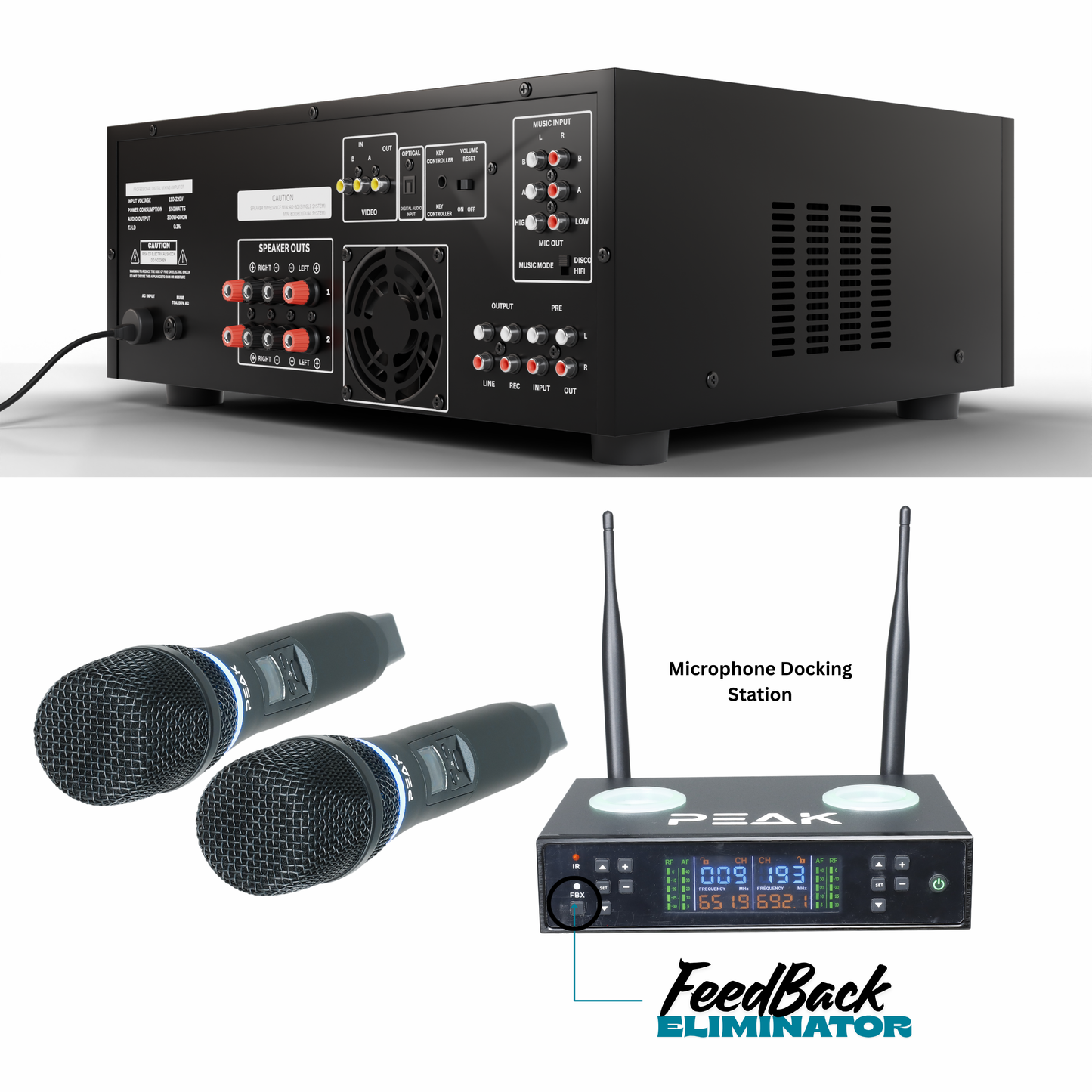 Reference Key-Changer Series | Stage IV Nautalion PartyHUB+ Professional Karaoke System - 3800W