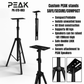 Professional Speaker Stands — Adjustable to 6 feet high (Pair)