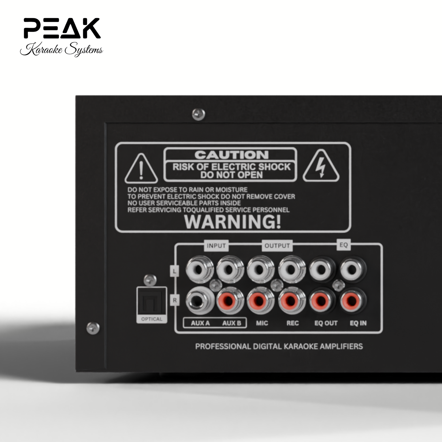 PEAK ONYX Karaoke Bluetooth System w/ 4 PREMIUM Microphones - 5000W