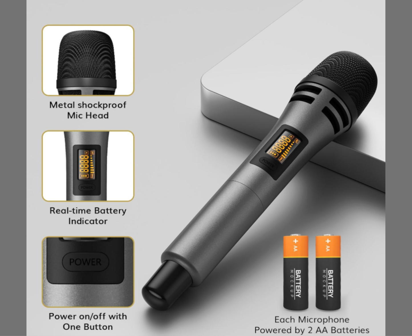 GOLD MAX+ Stage I - Bluetooth Karaoke System -600W