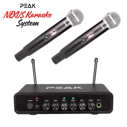 Nexus Series | Wireless Microphone Set of 2 with Bluetooth Receiver