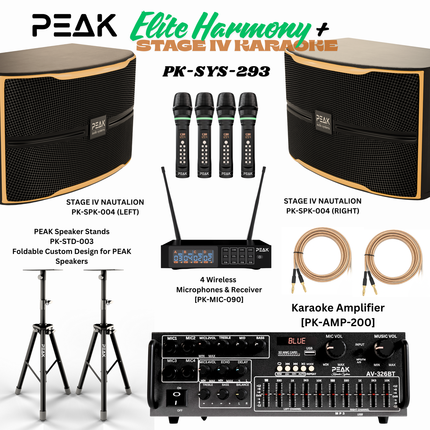 ELITE Harmony+ NAUTALION STAGE IV Karaoke System - 2000W