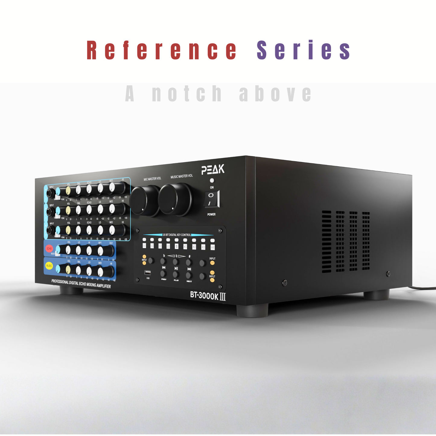 REFERENCE KEY-CHANGER SERIES Karaoke Integrated Amplifier - 3000W