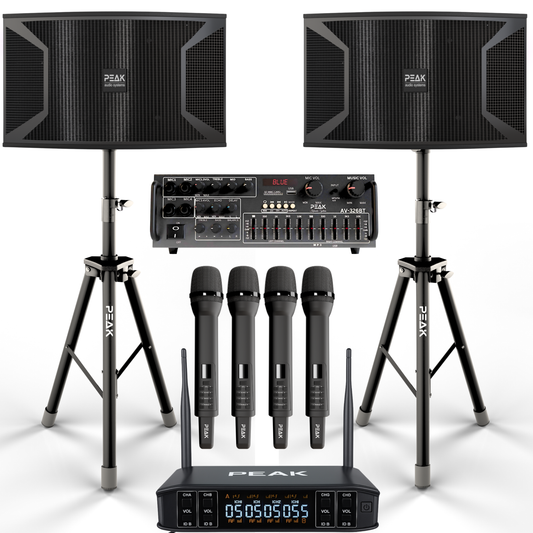 PEAK Karaoke ELITE Sonetto+ STAGE III Karaoke System - 2000W