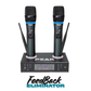 PartyHub Series Wireless Microphones – Professional 2-Mic Performance System with FBX Feedback Eliminator