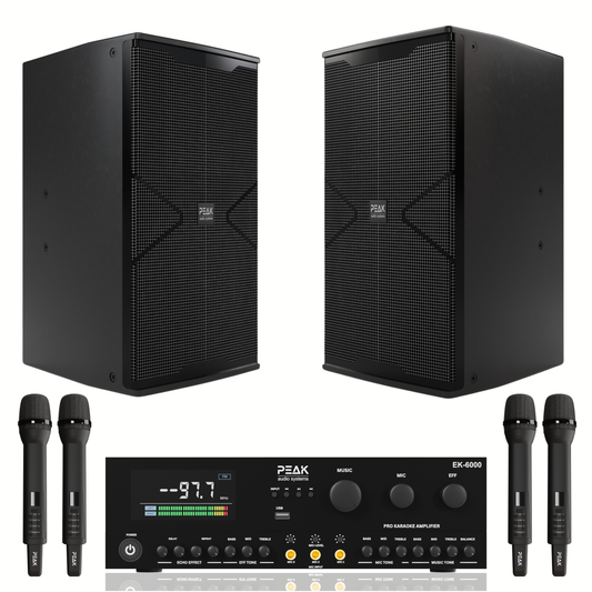 PEAK Karaoke SIGNATURE PRO+ MAMMOTH STAGE V System -6000W