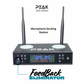PartyHub Series Wireless Microphones – Professional 2-Mic Performance System with FBX Feedback Eliminator