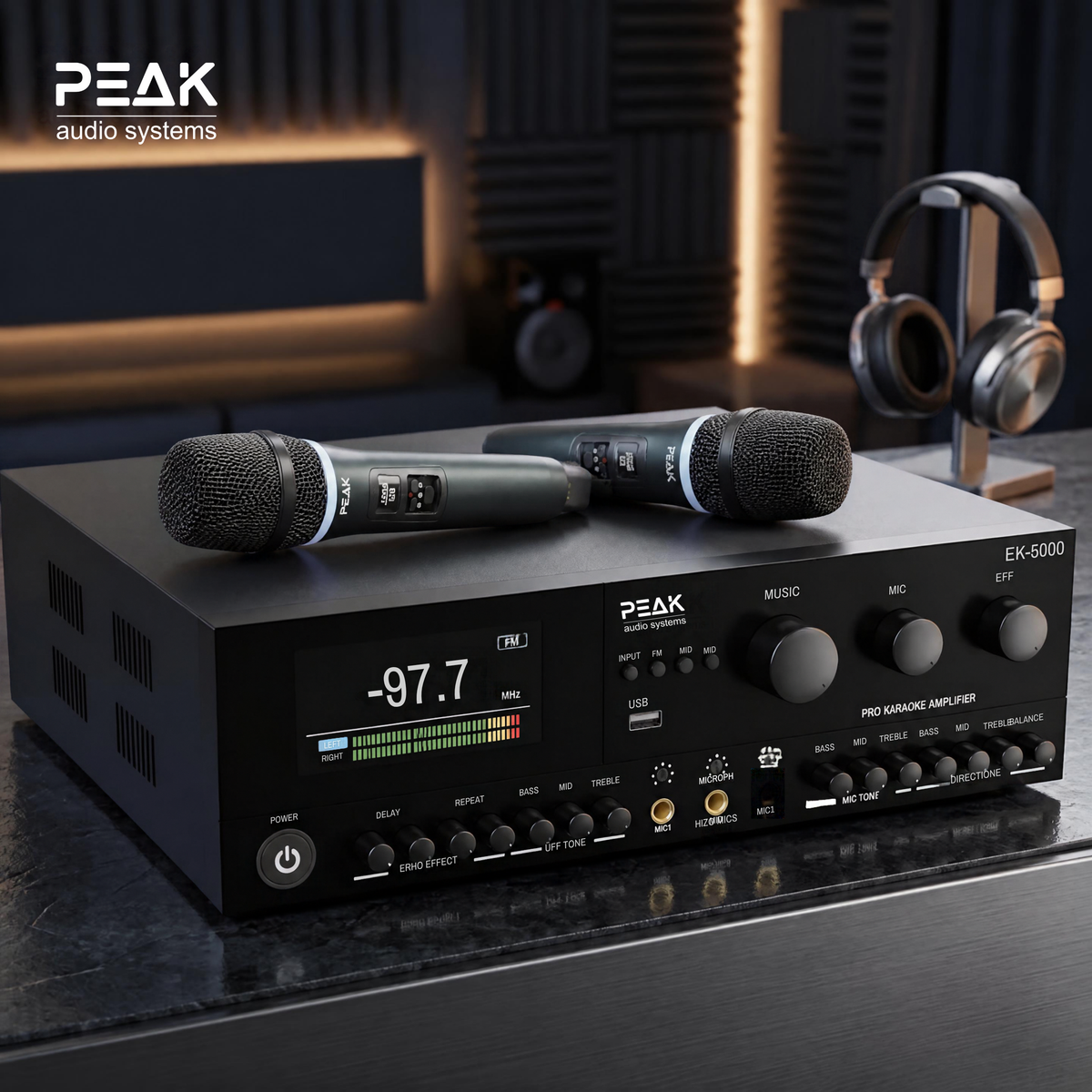 PEAK ONYX PartyHUB Karaoke System - 5000W