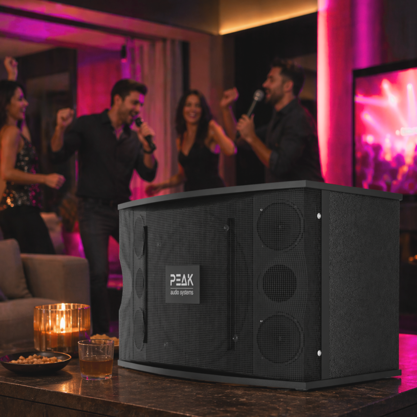 Peak Karaoke ELITE Sonetto+ STAGE II 10" DEFIANCE complete package - 2000W