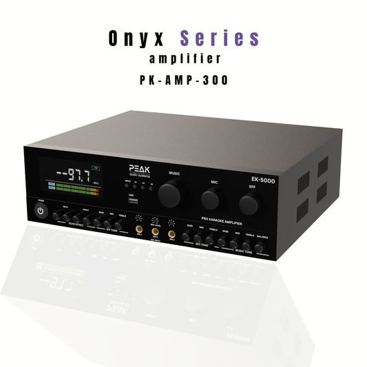 PEAK ONYX Karaoke Bluetooth System w/ 4 PREMIUM Microphones - 5000W