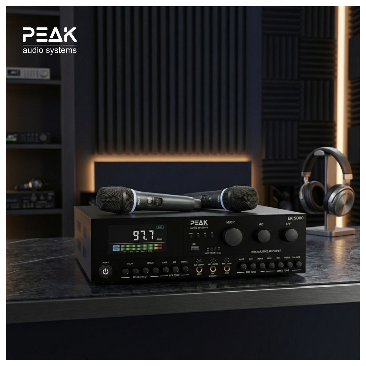 PEAK ONYX PartyHUB Karaoke System - 5000W