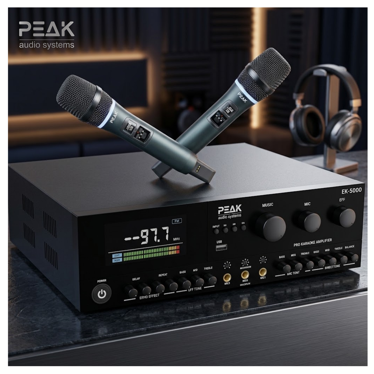 PEAK ONYX PartyHUB Karaoke System - 5000W