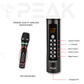 PEAK ONYX Karaoke Bluetooth System w/ 4 PREMIUM Microphones - 5000W