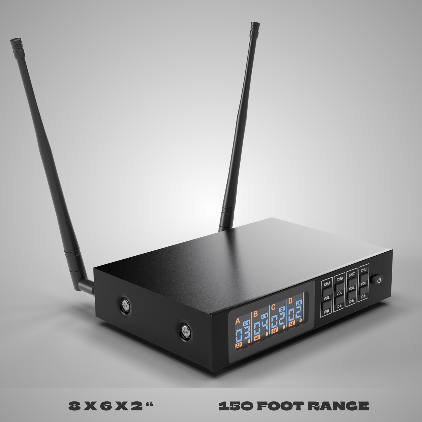 Harmony+ Reference Series | Wireless Microphone Set of 4 with Stage-Grade Controls