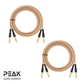 Peak Audio 18 AWG Premium Speaker Cable (Pair, each 12 ft long)