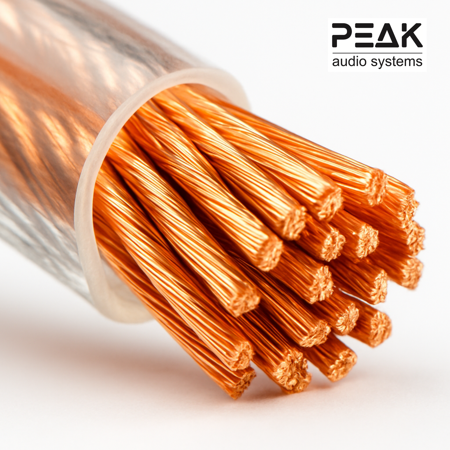 Peak Audio 18 AWG Premium Speaker Cable (Pair, each 12 ft long)