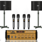 GOLD MAX+ Stage I - Bluetooth Karaoke System -600W