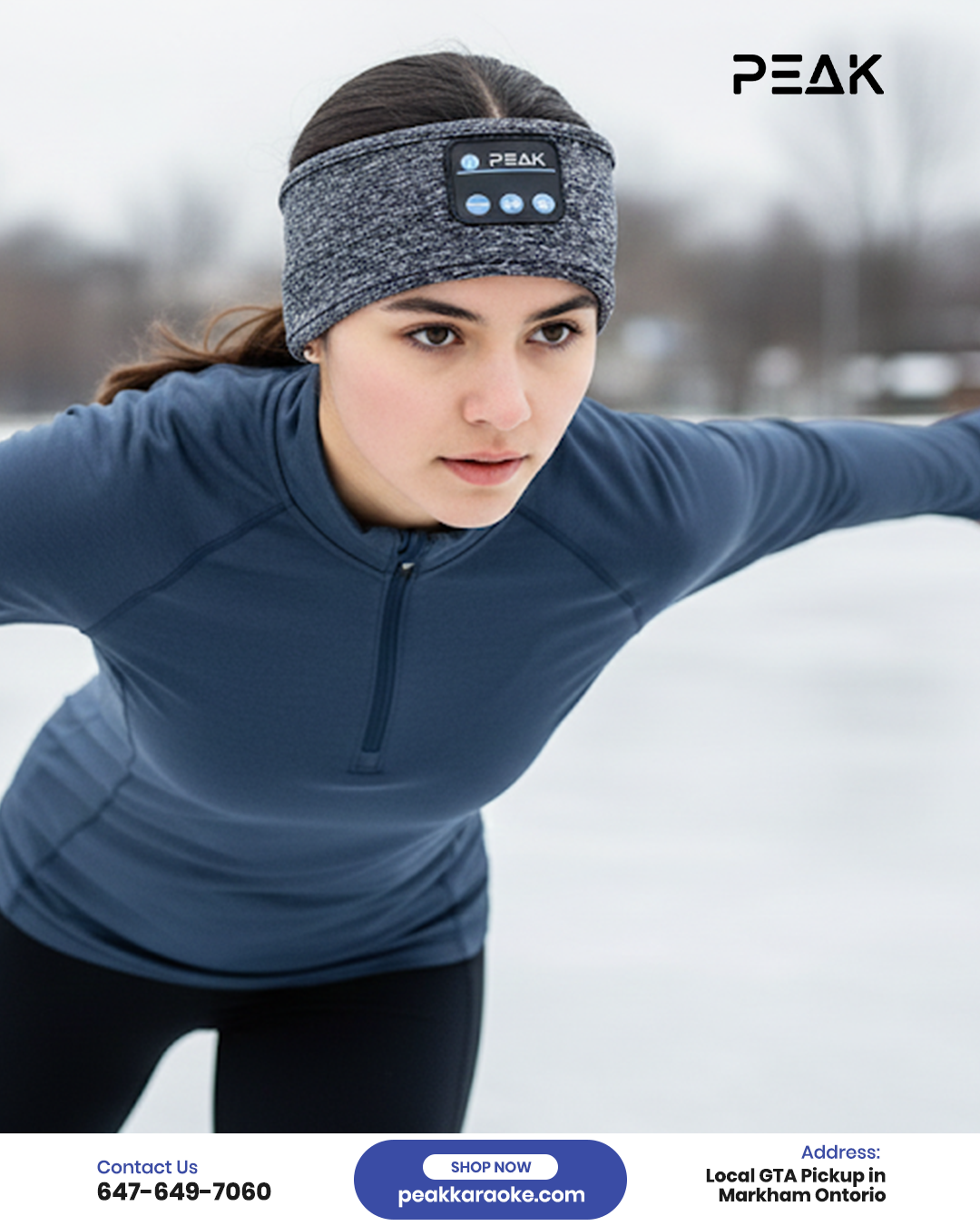Bluetooth Headband | Secure Comfort meets Audio Perfection (Grey)