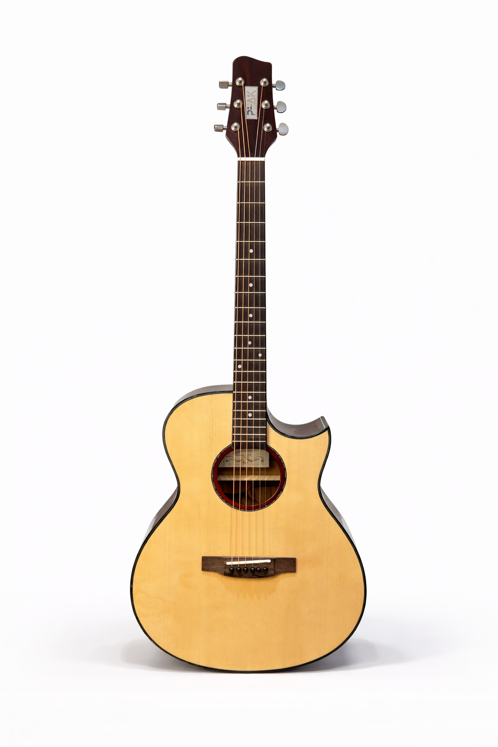 Peak Acoustic-Electric Guitar – Built-In Pickup | Plug & Play Stage Sound