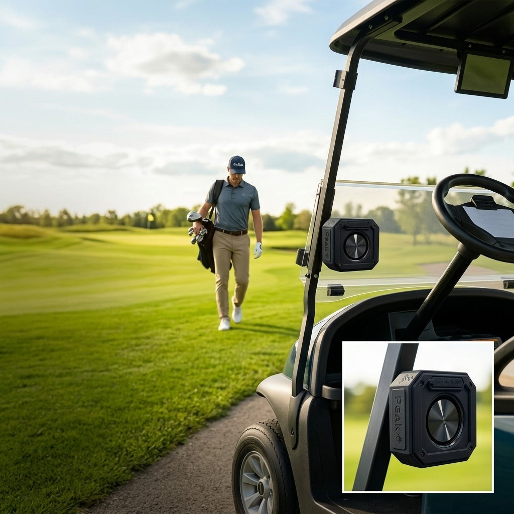 Bluetooth Speaker | PEAK Sonic Golf Cube, Rugged design, Golf, meets Audio Perfection