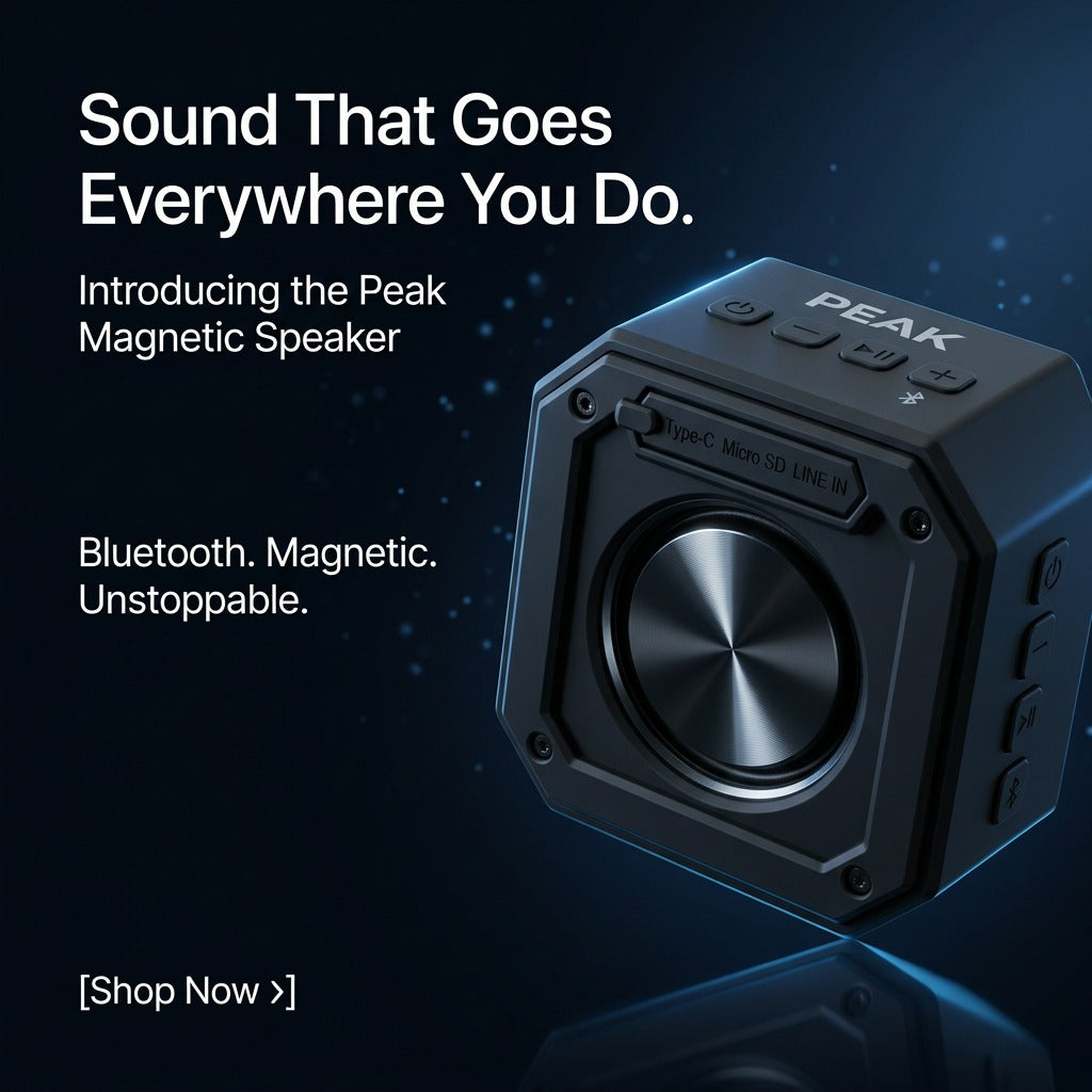 Bluetooth Speaker | PEAK Sonic Golf Cube, Rugged design, Golf, meets Audio Perfection