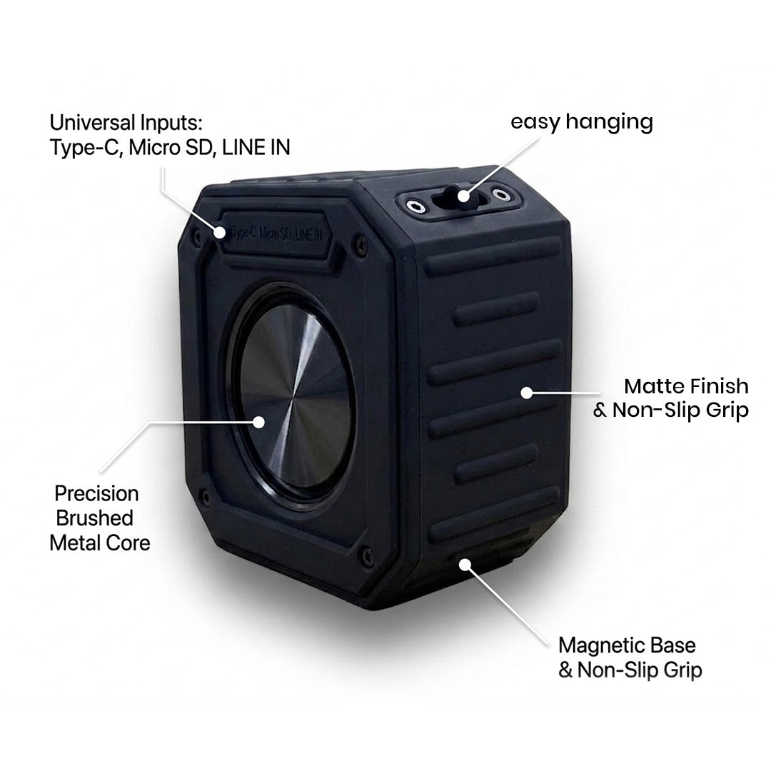 Bluetooth Speaker | PEAK Sonic Golf Cube, Rugged design, Golf, meets Audio Perfection